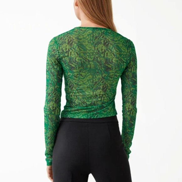NWT & Other Stories Fitted Drawstring Top - Picture 6 of 7